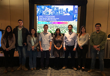 Estudiantes de Agronomía participaron en seminario de APEC Chile 2019