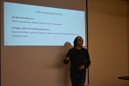 Dr. Francisco Rojo expone en el Doctorado en Ciencias Agroalimentarias