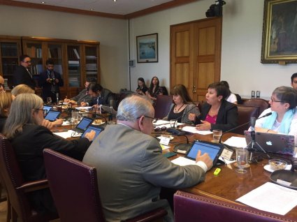 Profesora Karla Varas participó en sesión de la Comisión de Trabajo del Senado