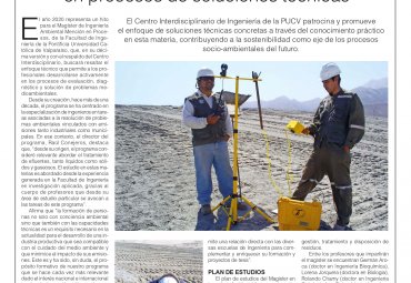 Diario La Segunda destaca Magíster en Ingeniería Ambiental de la PUCV
