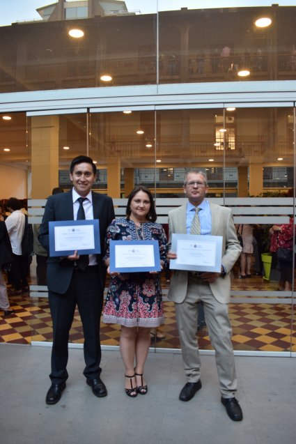 Profesores Monika Valdenegro, Carmen Estay, Carlos Huenchuleo y Alexander Neaman recibieron Premios a la Docencia Distinguida y a la Excelencia en Investigación PUCV 2018