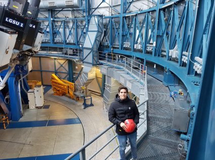 Estudiante EIE realiza práctica profesional en el Observatorio Europeo Austral (ESO), en cerro Paranal, Antofagasta