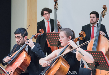 Concierto online Orquesta de Cámara PUCV Inauguración de la remodelación del Aula Mayor IBC