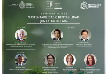 Seminario web "Sustentabilidad o responsabilidad. ¿Un falso dilema?"