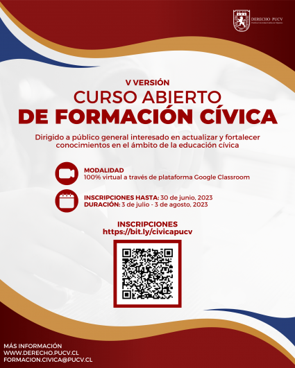 Inscripciones Curso Abierto de Formación Cívica