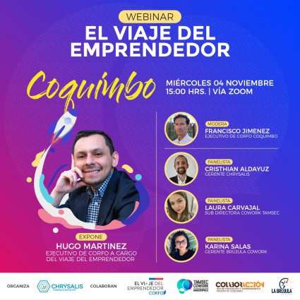 Webinar El Viaje del Emprendedor Coquimbo