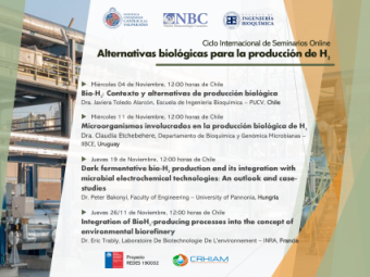 Ciclo de Seminarios Online: "Alternativas biológicas para la producción de Hidrógeno"