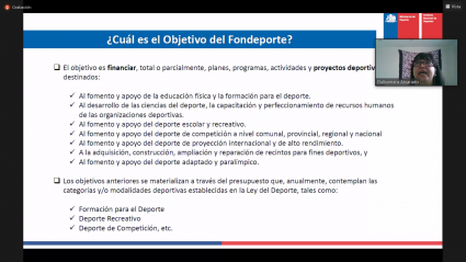 Charla Fondeporte y conformación de Clubes Deportivos