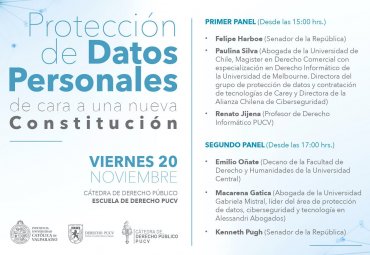 Seminario "Protección de datos personales de cara a una nueva Constitución"