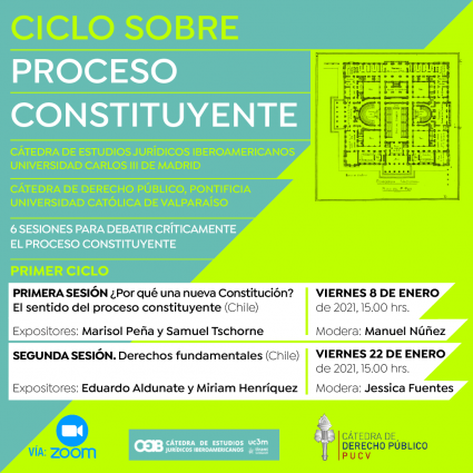 Ciclo sobre Proceso Constituyente: ¿Por qué una nueva Constitución? El sentido del proceso constituyente (Chile)