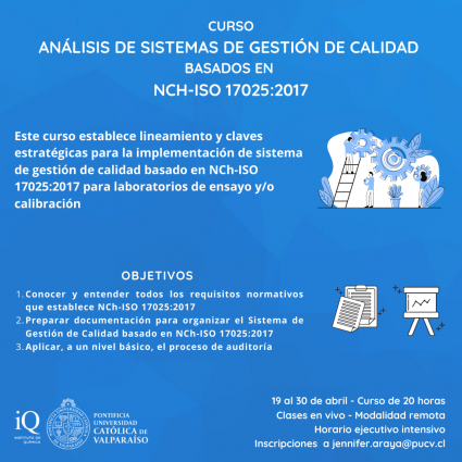 Nueva versión - Curso Análisis NCh-17025