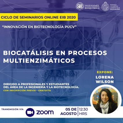 Seminario: Biocatálisis en procesos multienzimáticos. Dra. Lorena Wilson