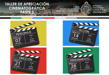 PUCV realizará taller gratuito de apreciación cinematográfica a través de Zoom