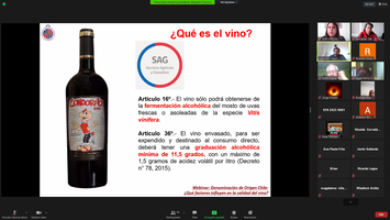 Webinar de marzo abordó los factores que influyen en la calidad del vino