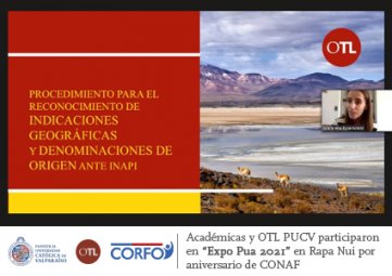Académicas y OTL PUCV participaron en “Expo Pua 2021” en Rapa Nui por aniversario de CONAF
