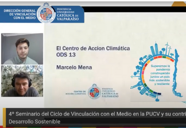 NBC y Centro de Acción Climática participan en seminario de la Dirección General de Vinculación con el Medio