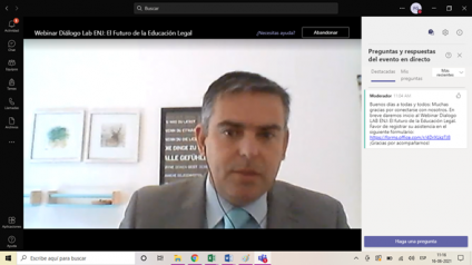 Profesor Adolfo Silva expone en seminarios internacionales sobre Mercado Legal, Derecho y Tecnología