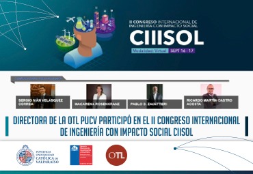 Directora de la OTL PUCV participó en el II Congreso Internacional de Ingeniería con Impacto Social CIISOL