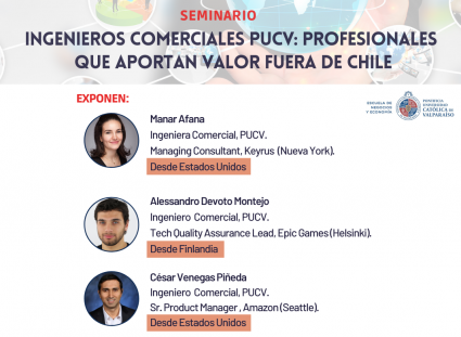 Seminario "Ingenieros Comerciales PUCV: Profesionales que aportan valor fuera de Chile"
