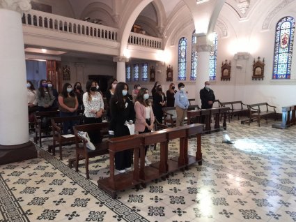 Estudiantes recibieron el sacramento de la confirmación