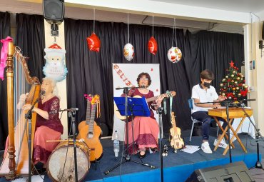 Fondo Margot Loyola realizó Concierto de Navidad en Liceo José Cortés Brown