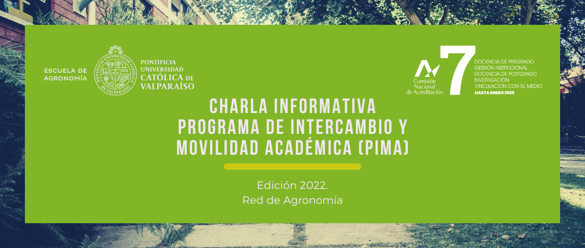 Charla Informativa y Formulario Programa de Intercambio y Movilidad Académica (PIMA)