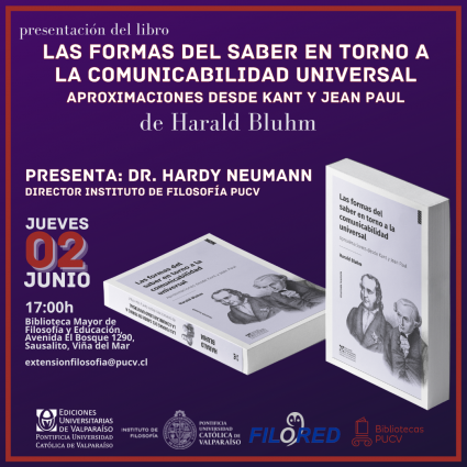 Filosofía: Académico presentará libro “Las formas del saber en torno a la comunicabilidad universal”