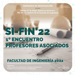 Académicos EIC participarán en Seminario de Investigación SI-FIN'22