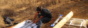 Laboratorio de Geo-Información y Percepción Remota realiza instalación de Phenocams en Reserva Nacional Las Chinchillas