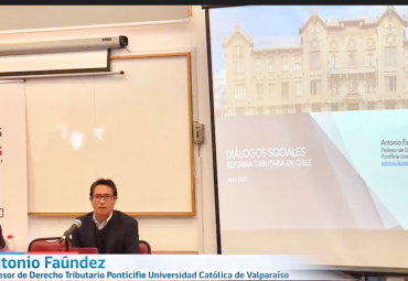 Profesor Antonio Faúndez fue invitado por el Ministerio de Hacienda a exponer en los Diálogos Sociales