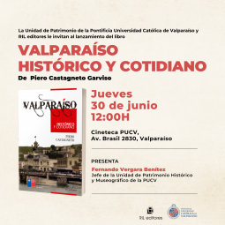 Libro "Valparaíso: histórico y cotidiano" de Piero Castagneto