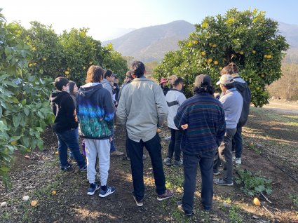 Productiva visita de curso de Agronomía de la Universidad de Talca a Estación Experimental La Palma