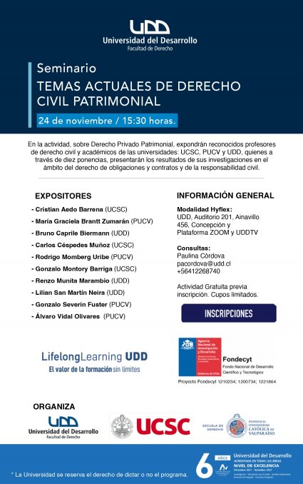 Seminario "Temas actuales de Derecho Civil Patrimonial"