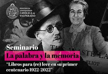 PUCV Santiago invita a la última sesión de seminario sobre grandes obras literarias del centenario