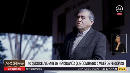 Archivo 24 Horas TVN: 40 años del vidente de Peñablanca