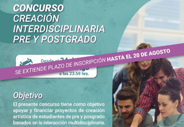 Concurso “Creación Interdisciplinaria Pre y Postgrado”