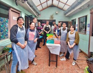 ENE PUCV participa en almuerzo solidario en Comedor de Parroquia La Matriz