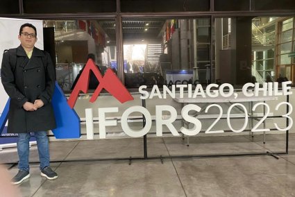 Profesor Ramiro Saltos participó en IFORS 2023