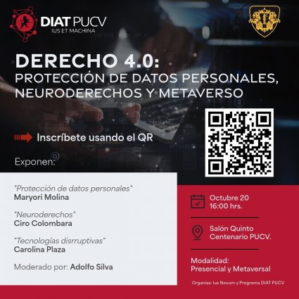 Seminario "Derecho 4.0: Protección de datos personales, neuroderechos y metaverso"