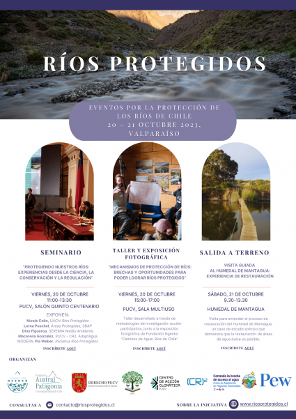 Seminario "Protegiendo nuestros ríos: experiencias desde la ciencia, la conservación y la regulación"