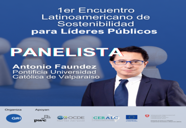 Profesor Antonio Faúndez expuso en el primer Encuentro Latinoamericano de Sostenibilidad para Líderes Públicos