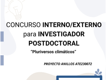 Concurso Interno/Externo para Investigador Postdoctoral Proyecto ANILLOS