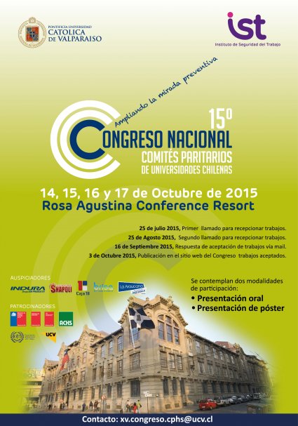 PUCV organizará 15º Congreso de Comités Paritarios de las universidades chilenas - Foto 1