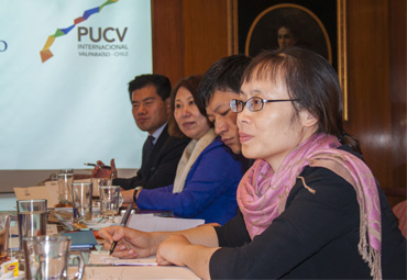 Delegados de Beijing Language and Culture University visitaron la PUCV - Foto 3
