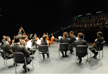 Con 300 alumnos de siete colegios distintos comenzaron los Conciertos para la Juventud - Foto 1