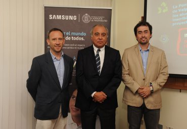 Concurso Soluciones Para el Futuro de la PUCV y Samsung se lanza en Campus Curauma - Foto 3
