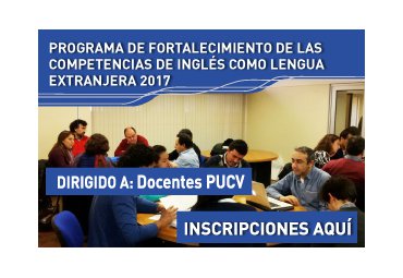 Vicerrectoría Académica invita a docentes a participar de los cursos de fortalecimiento del Programa de Inglés - Foto 1