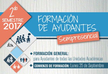 Comienza inscripción para “Formación de Ayudantes Segundo Semestre 2017” - Foto 1