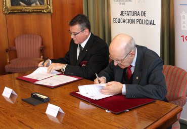 PUCV firma acuerdo de colaboración con Policía de Investigaciones de Chile - Foto 2