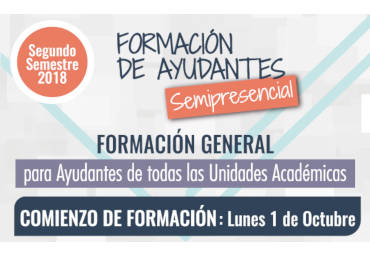 Comienza inscripción para “Formación de Ayudantes Segundo Semestre 2018” - Foto 1